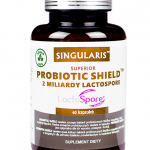PROBIOTIC SHIELD 2 MLD LACTOSPORE SINGULARIS SUPERIOR KAPS. Z ROŚ. CELULOZY 2 MLD CFU 60 KAPS.