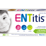 Entitis 30 pastylek do ssania smak truskawkowy